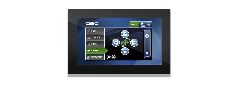 TSC-55W-G2-BK / Q-SYS 5.5” PoE Сенсорный контроллер для настенной установки / QSC