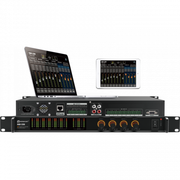 DAM-128D / 12-канальный цифровой автоматический микшер с интерфейсом Dante, 12х8 matrix / RELACART