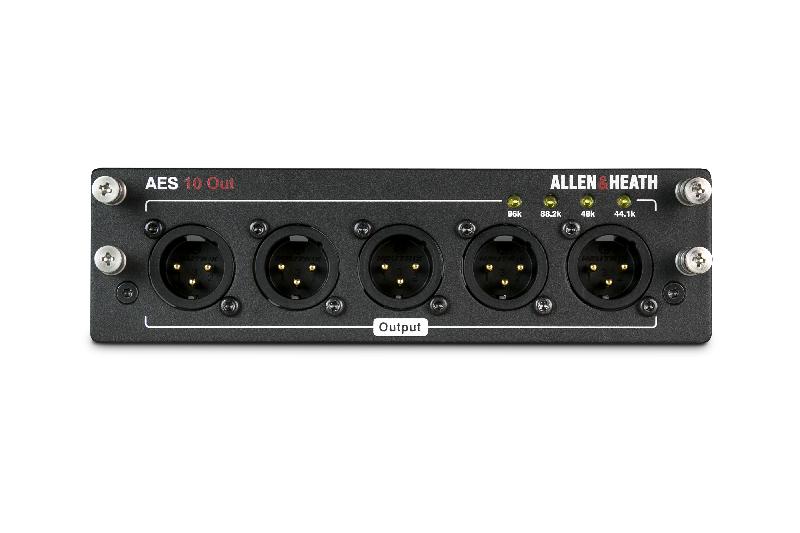 DLIVE-M-DL-AES10O-A / Карта AES3 I/O для систем dLive; 10 выходов / ALLEN&HEATH