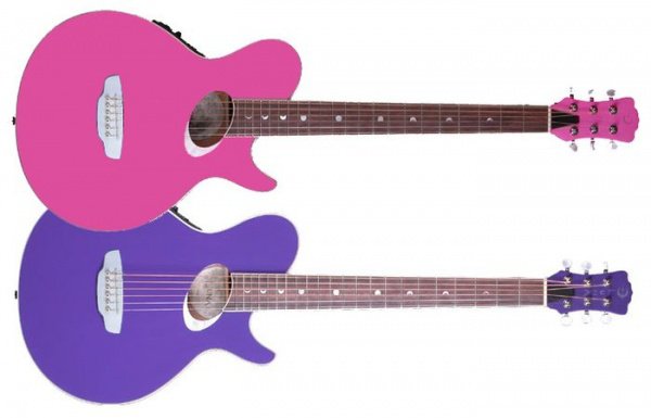 DEAN / DIA SAS PRH/Diana Small Acoustic Purple Heart W/bag/LUNA
