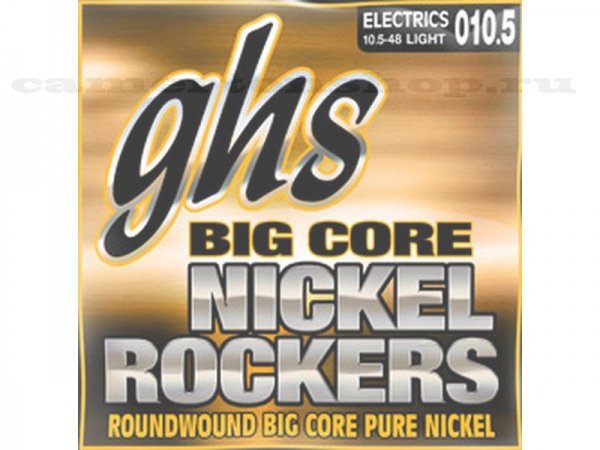 GHS Corporation / BCL/Струны для электрогитары; (10,5-13,5-18-28-38-48); толстая сердц.; круглая обмотка; никель/GHS