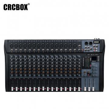 CRCBOX / MR-160S/Аналоговый микшер,15 моно входов,1стерео вход, 3-полосный эквалайзер, 1 FX, Bluetooth