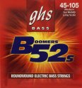 M4500/Струны для бас гитары; никелированная сталь; круглая обмотка; (45-65-85-105); Boomers/GHS