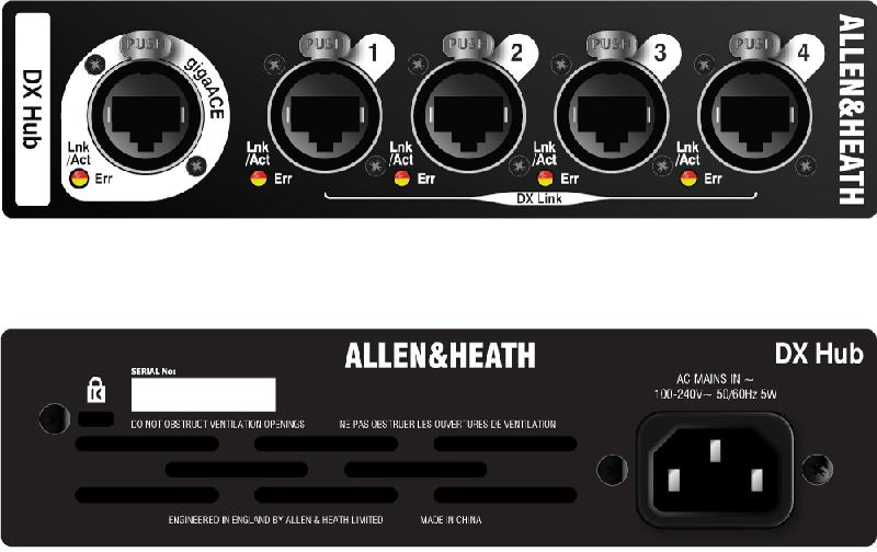ALLEN&HEATH / DLIVE-DX-HUB / Дистрибьютор цифровых аудио сигналов