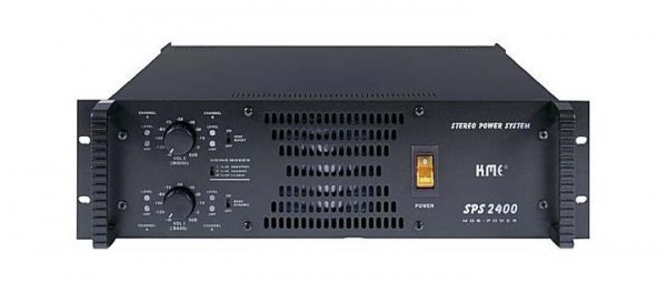 SPS2400/усилитель мощности, 1-й выход: RMS 2х800 Вт (2 Ом), 2х600 Вт (4 Ом), 2х350 Вт (8 Ом)/KME