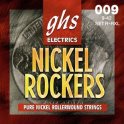 R+RXL/Струны для электрогитары; никель; роликовая обмотка; (9-11-16-24-32-42); Nickel Rockers/GHS