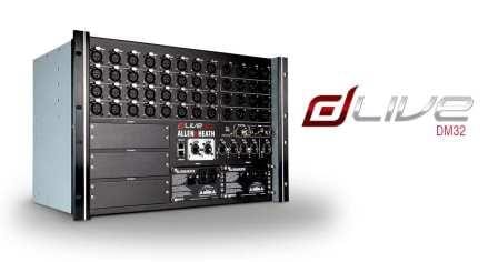 DLIVE-DM32 (dLive DM32) /Цифровой микшерный модуль, 32 мик./лин.входа, 16 лин.выходов/ ALLEN&HEATH
