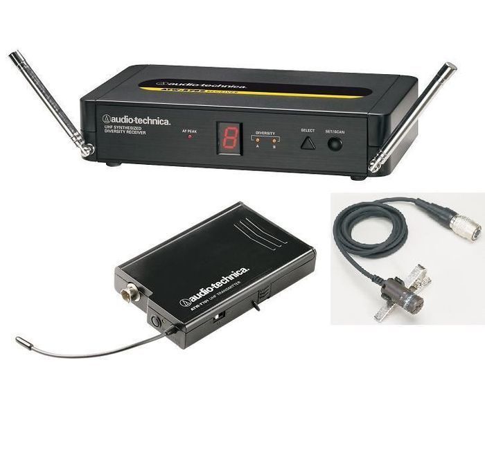 AUDIO-TECHNICA / ATW701/P петличная радиосистема,  8 каналов UHF с  микрофоном AT829cw