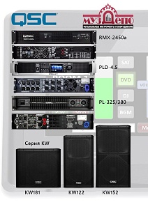 QSC - поступили усилители и активная серия KW