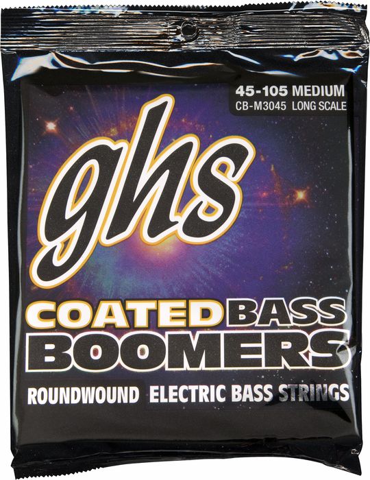 M3045 PAK2/Струны для бас гитары; никелированная сталь; круглая обмотка; (45-65-85-105); Boomers/GHS