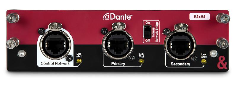 DLIVE-M-DL-DANT64-A (MDD64X) / Карта Dante для dLive – двунаправленность аудио 64x64 / ALLEN&HEATH